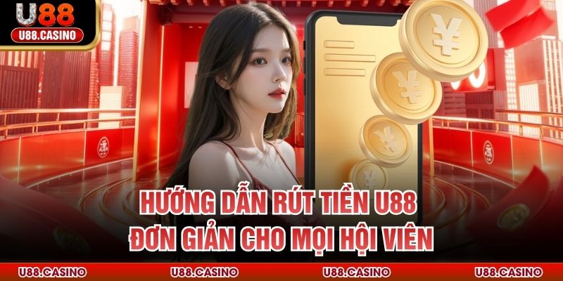 Hướng dẫn rút tiền U88 đơn giản cho mọi hội viên